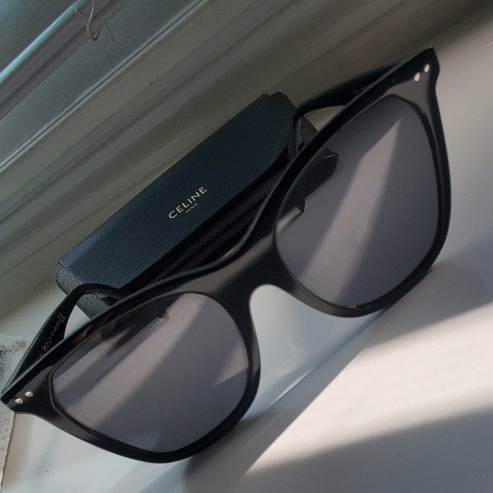 Celine Black Oversized Sunglasses